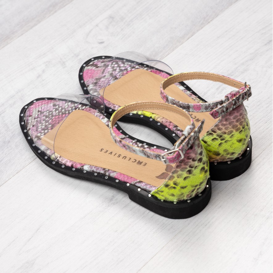 .Sandale - Friday - Snake Neon